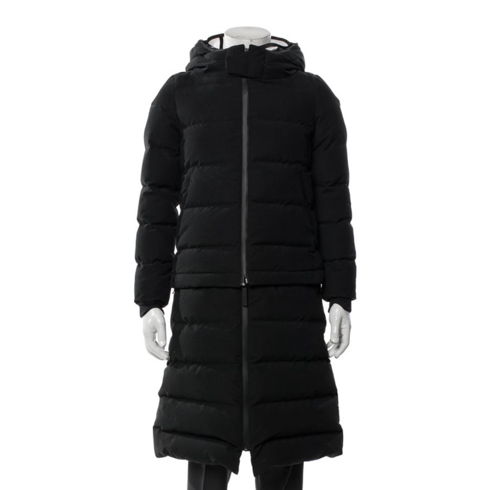 Men's Black Hooded Puffer Jacket